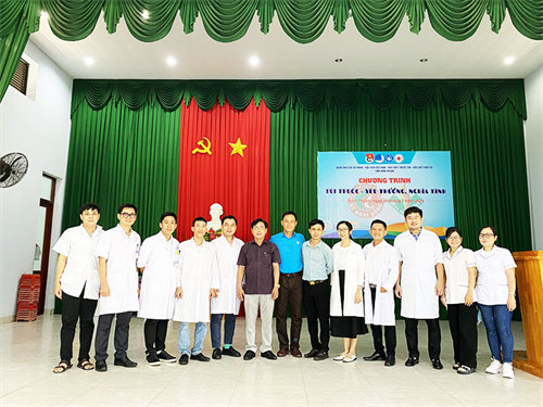 Tổ chức hoạt động khám bệnh Chào mừng thành công Đại hội Công đoàn ngành Y tế nhiệm kỳ 2023-2028